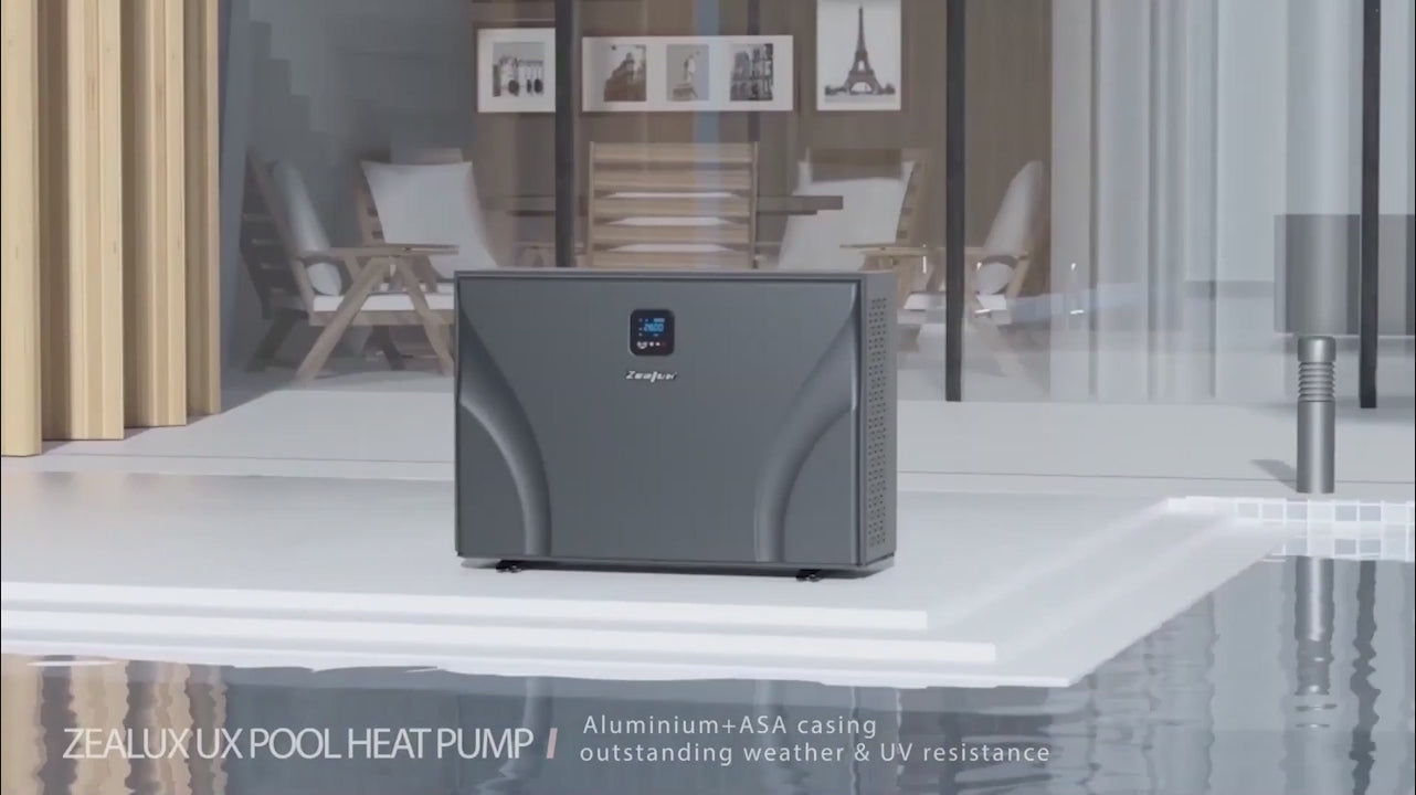 Zealux Inverboost Pool Wärmepumpe mit Inverter-Technologie zur energieeffizienten und leisen Poolheizung